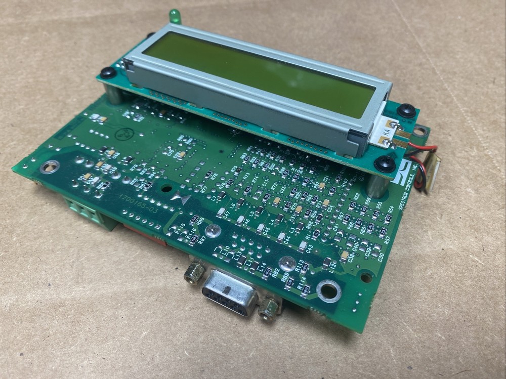 Spectrum Controls Board 8100117-04E w/ Optrex LCD Display ￼8100117 - 04E