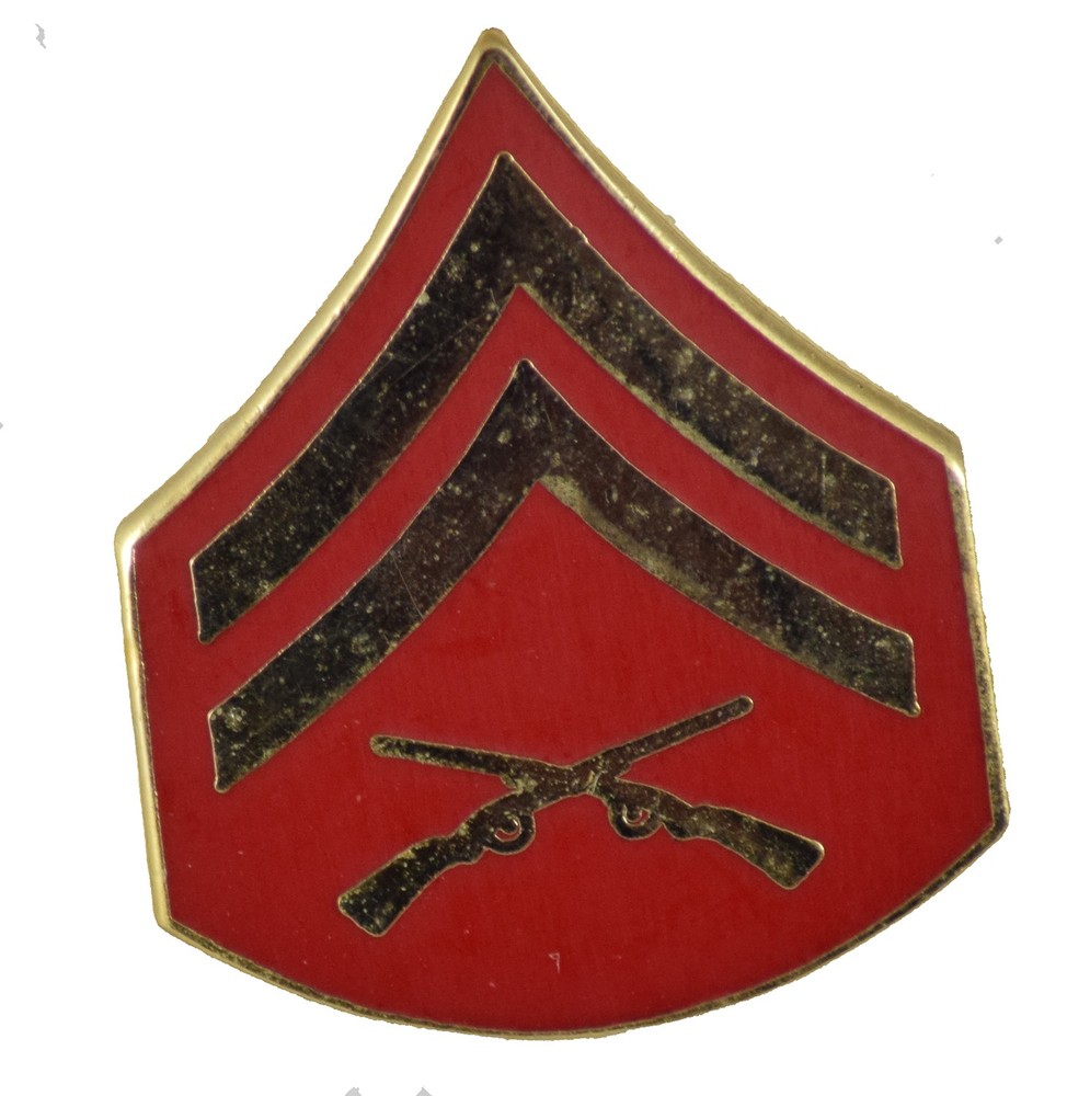 E-4 CORPORAL HAT PIN