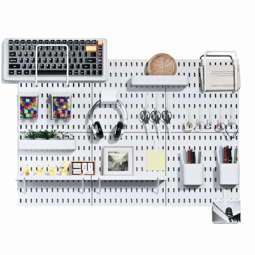 Keepo Pegboard Combination Kit, Pegboards and Accessories Modular Hanging for...
