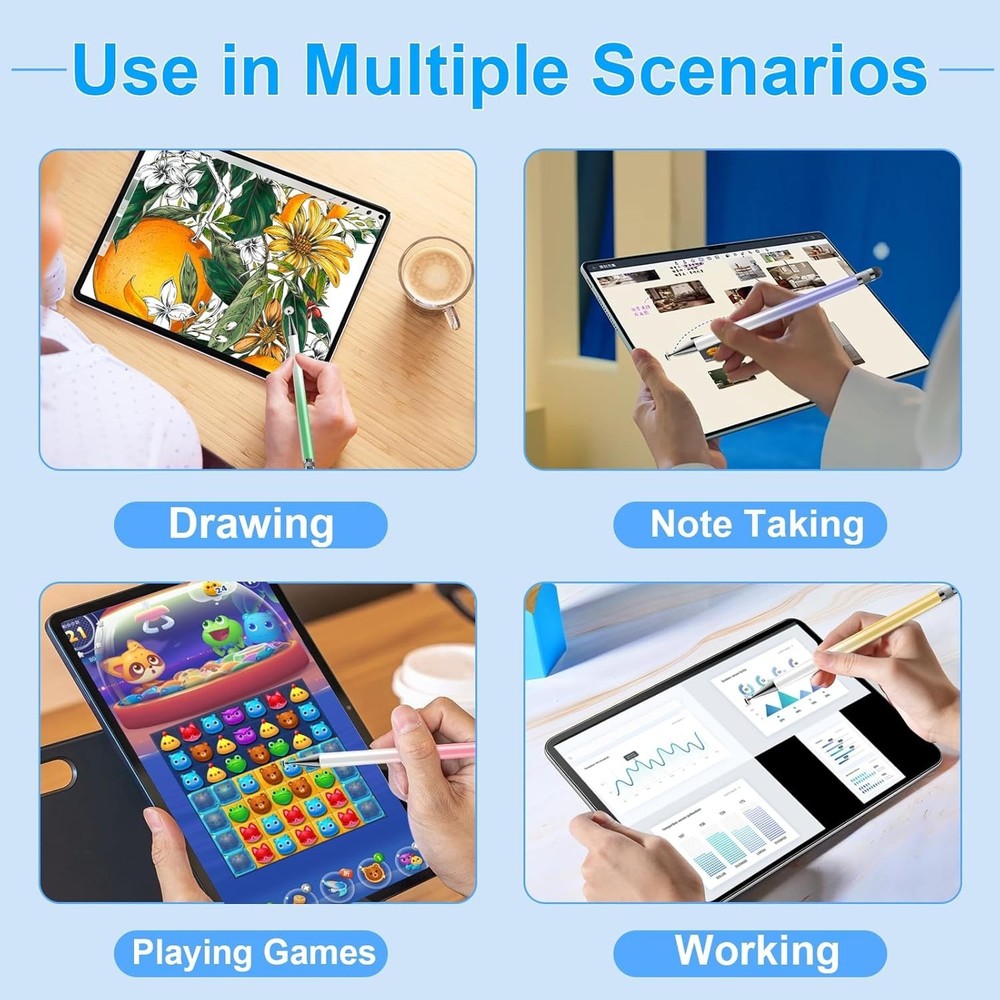 15-Count High Precision Stylus Replacement Tips Set for Ultimate Touch Accuracy