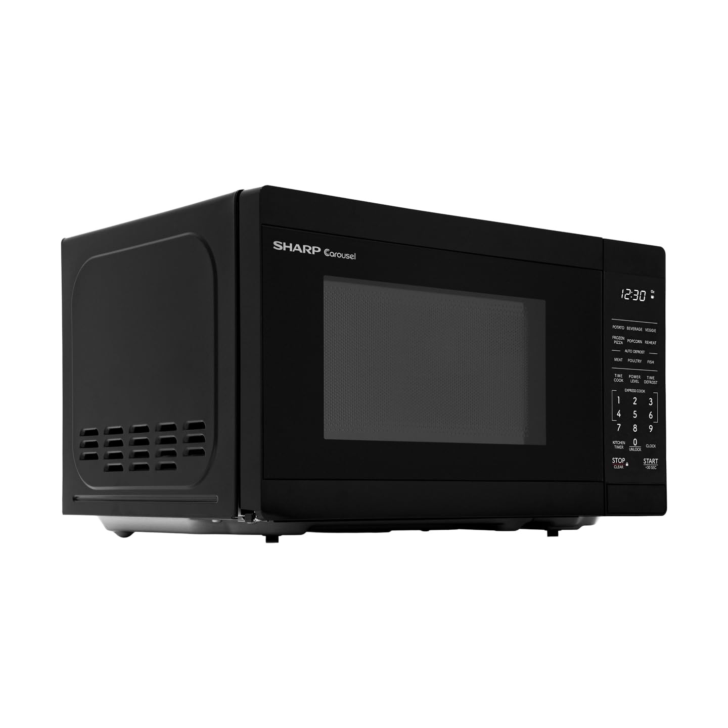 SHARP Compact Countertop Microwave Oven with Removable 10" Carousel Turntable