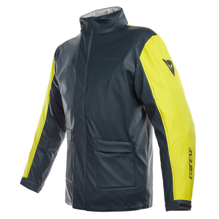 Rainproof Jacket Dainese Storm Anthrax Yellow Size M