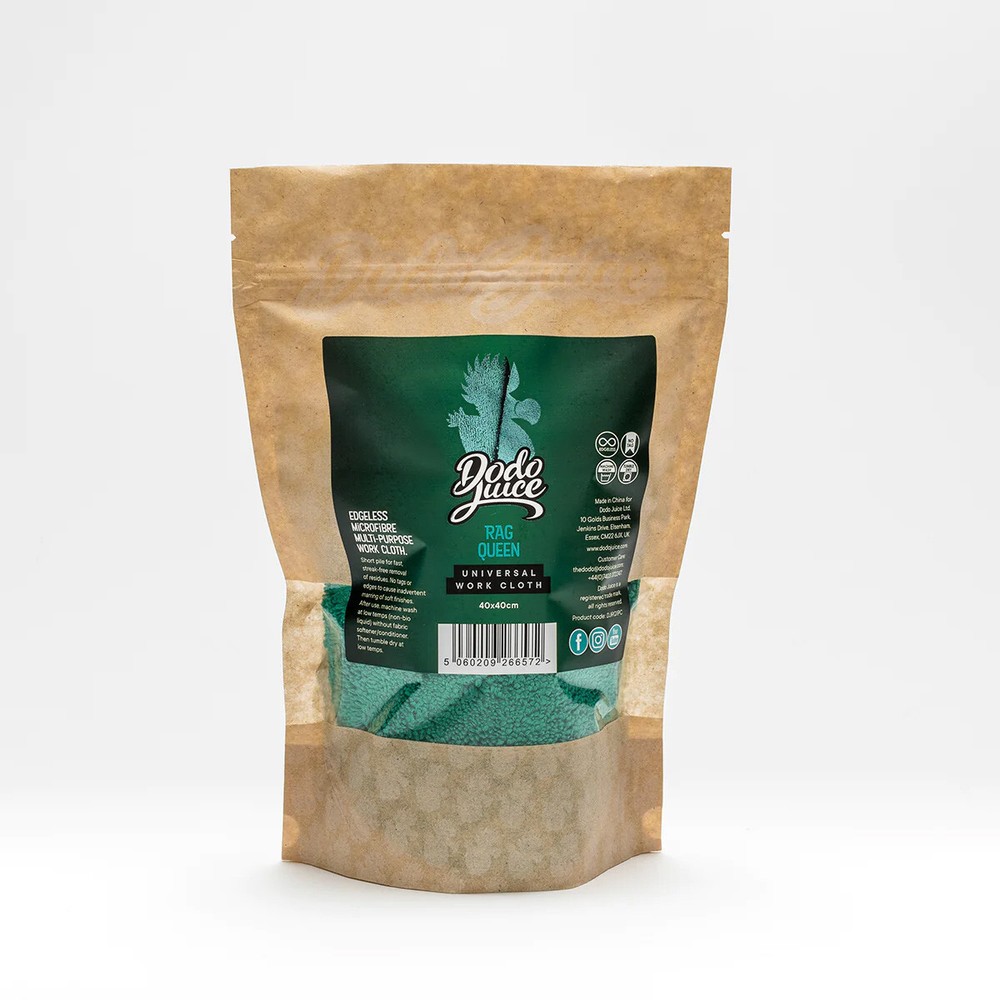 Dodo Juice Rag Queen Versatile Edgeless Multi-Purpose Microfibre Car Work Cloth