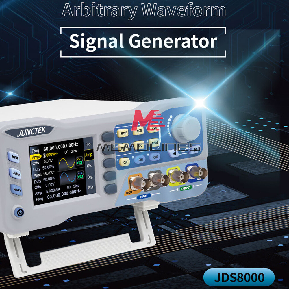 JDS8060 / JDS8080 CNC Dual-channel DDS Function Signal Source Generator New