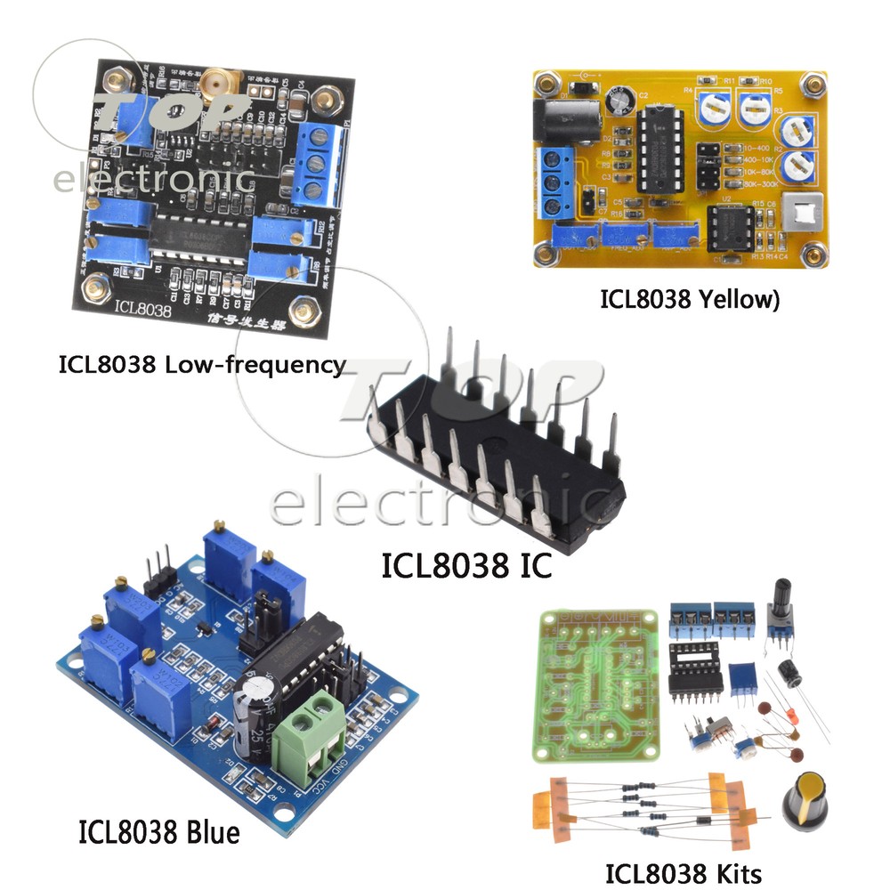 ICL8038 DC DDS Signal Generator Module/IC/DIY kit Sine Square Triangle Wave