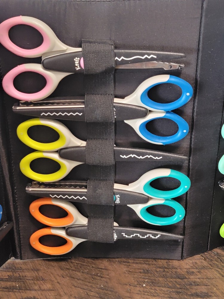 KRAFT EDGERS Scrapbook & Craft Pattern Cut Scissors 20 Piece Set