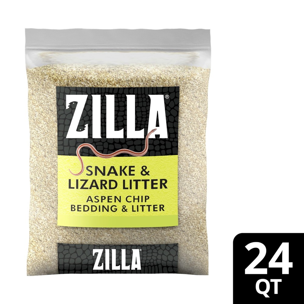 Zilla Reptile Terrarium Bedding Substrate Snake and Lizard Litter, 24 Quart