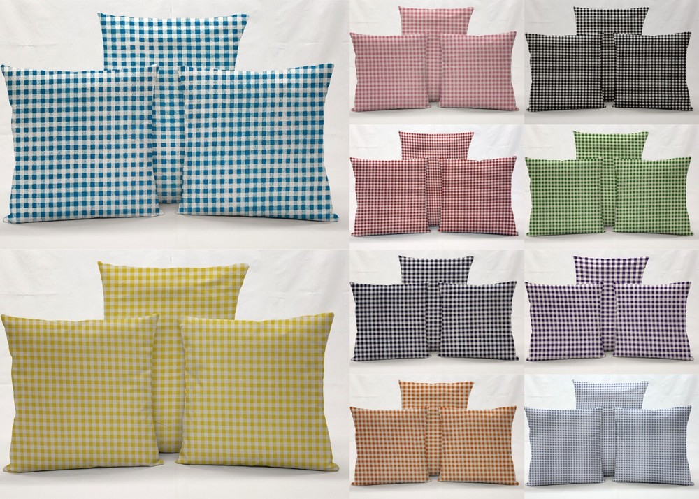 Checked Gingham Pillowcase / Pillow Cover (Many Sizes)