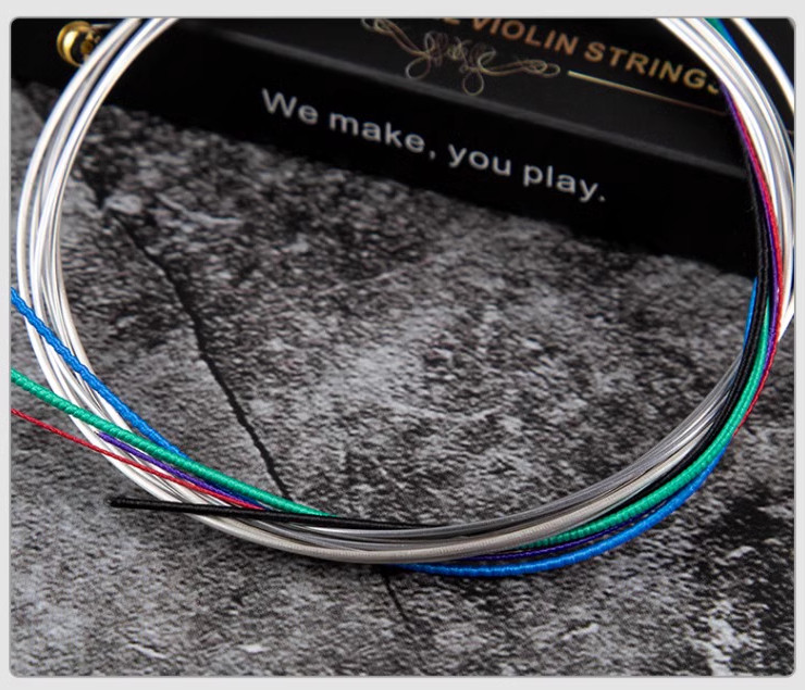 Alice A747 Professional Violin String Set, E-A-D-G + Extra E String - Full Size