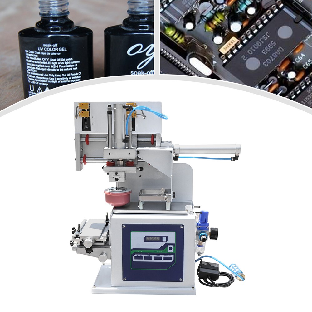 Pneumatic Pad Printing Machine,Cup Stamping Embossing Sealed Ink Press Printer