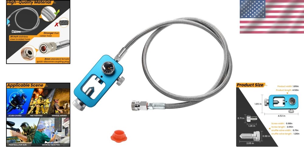 DIN Valve Scuba Adapter for Underwater Activities