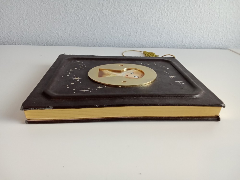 Hard Cover Tinkerbell Gold Edged Lined Journal Diary Notes