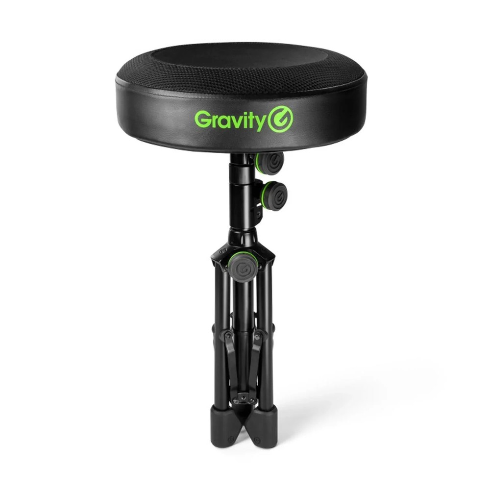 Gravity FD SEAT 1 Round Foldable Adjustable Musicians Stool