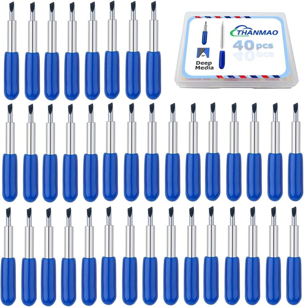 40 Replacement Blades for Explore Air 2/3 & Maker Machines - Deep Cut