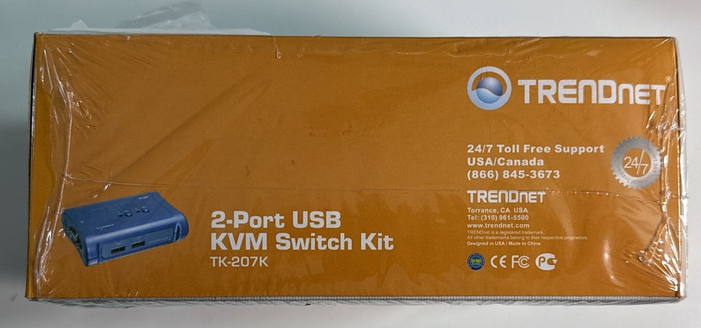 TRENDNET KVM-207k: 2-Port USB KVM Switch Kit