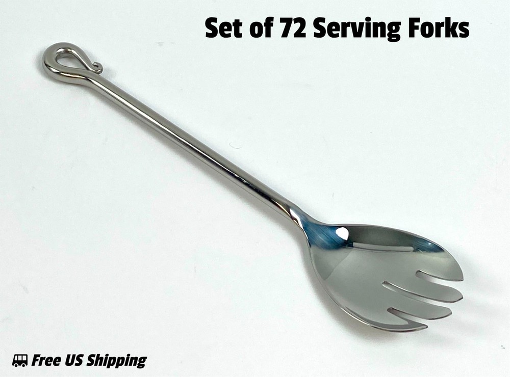 Myco Tableware Calder Loop Style Buffet Serving Fork 10" 18/10 Forged SS 72pcs