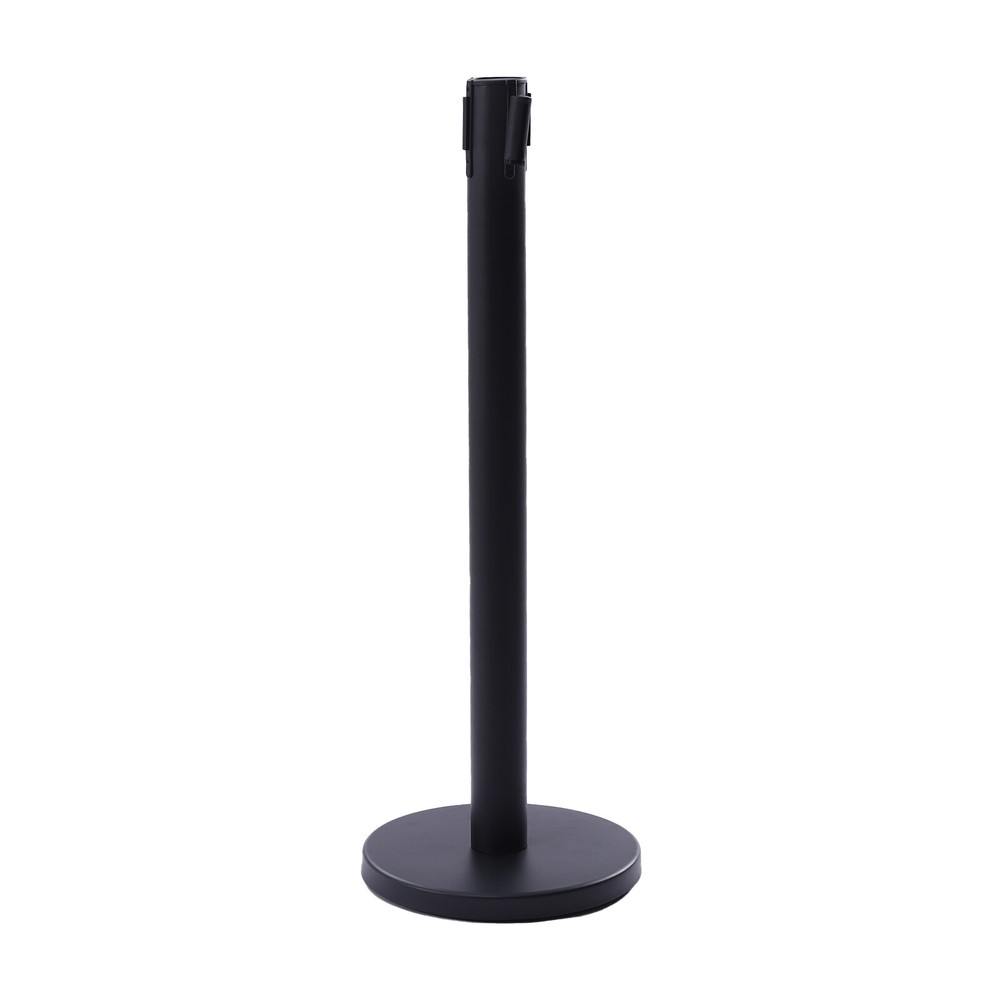 6 Pack Crowd Control Barrier Stanchion Posts Queue Pole Retractable Belt Barrier