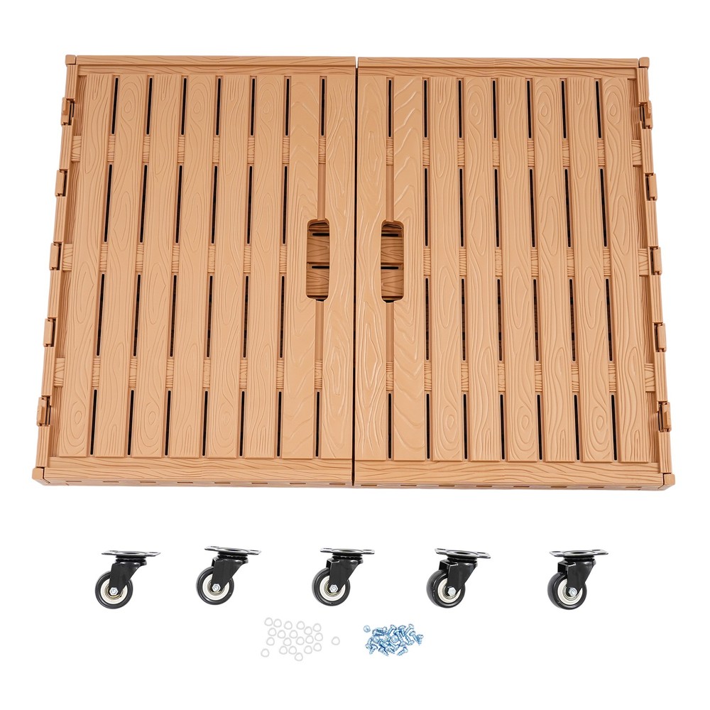 2PCS Foldable Storage Bins Storage Bin Large Capacity Storage Basket with 360°