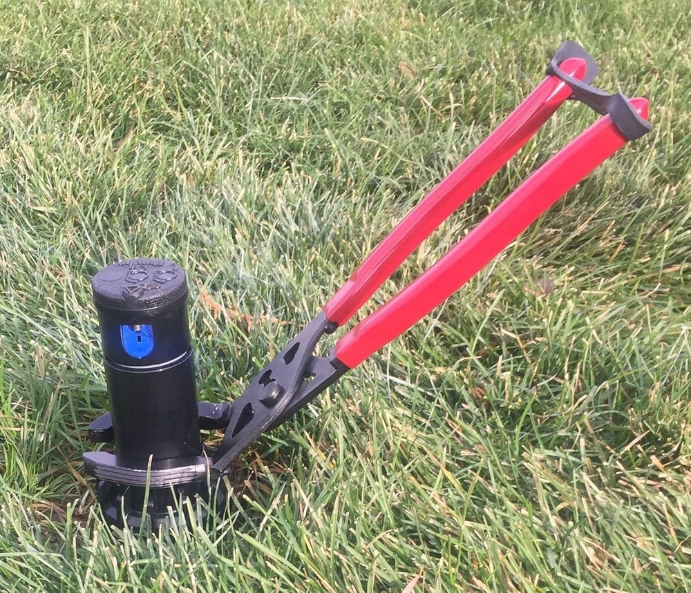 No-Dig Sprinkler Head Wrench: Effortlessly Replace & Adjust Heads Across Brands