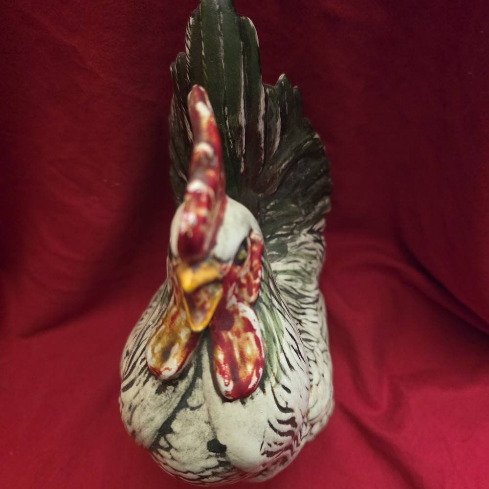 Vintage Ceramic Rooster Figurine