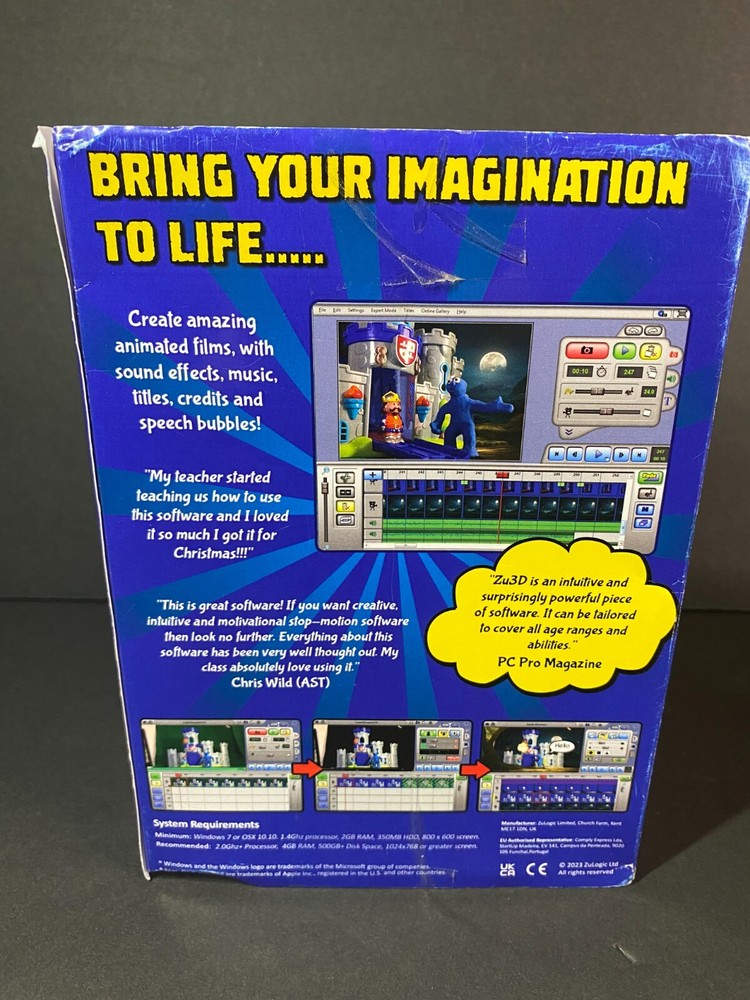 Zu3D Complete Stop Motion Animation Software Kit, Windows Mac OS X iPad & iOS