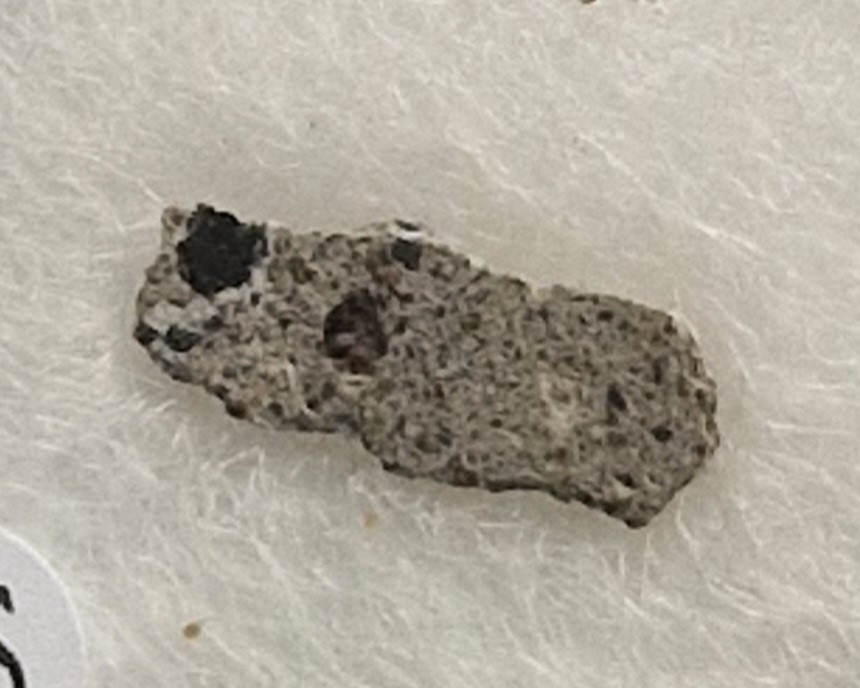 BOXED SLICE OF Howardite - NWA 12227 - Rare Asteroid Origin - 0.25 Gram