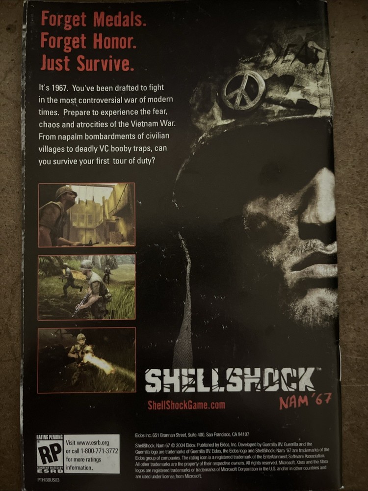 Thief: Deadly Shadows (Microsoft Xbox, 2004) Instruction Manual Insert Only