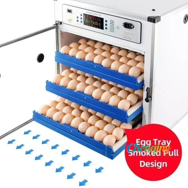 204 Eggs Automatic WIFI Digital Incubator Chicken Hatcher Temperature Control