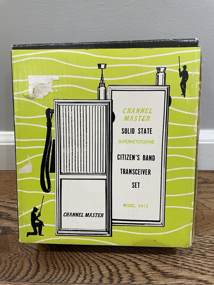 Vintage Channel Master Solid State Superheterodyne Transceiver Set 6412