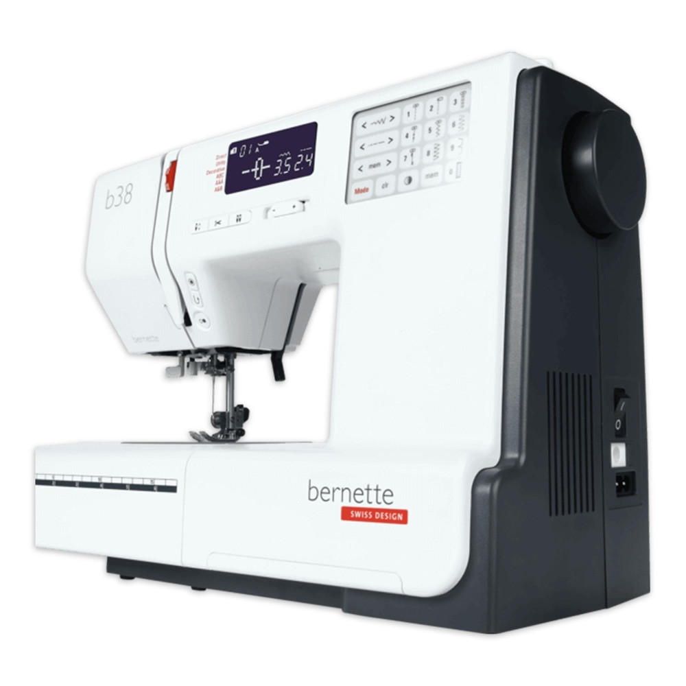 Bernette B38 Top End Computerized Sewing Machine Bundle w/ 8 Pressure Feet