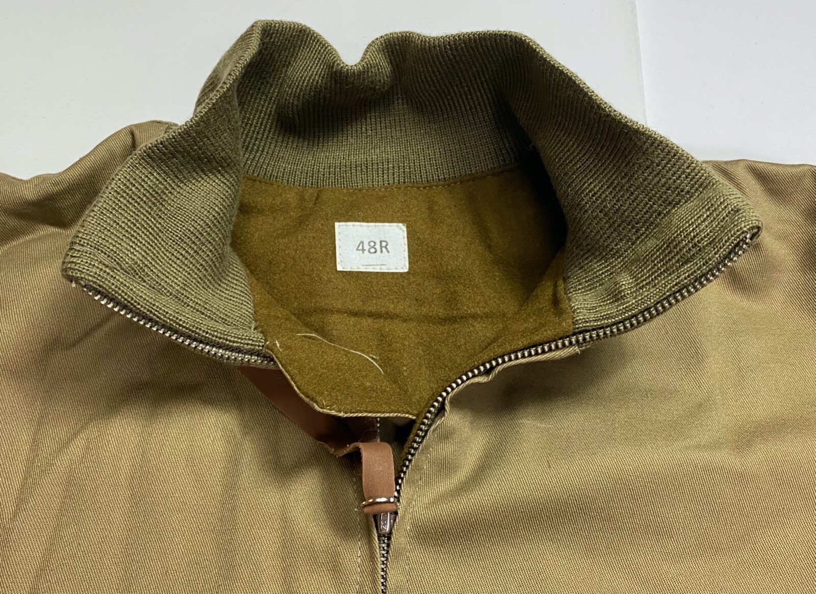 WWII US ARMY INFANTRY AIRBORNE TANKER 1ST PATTERN TANKER JACKET-MEDIUM/LARGE