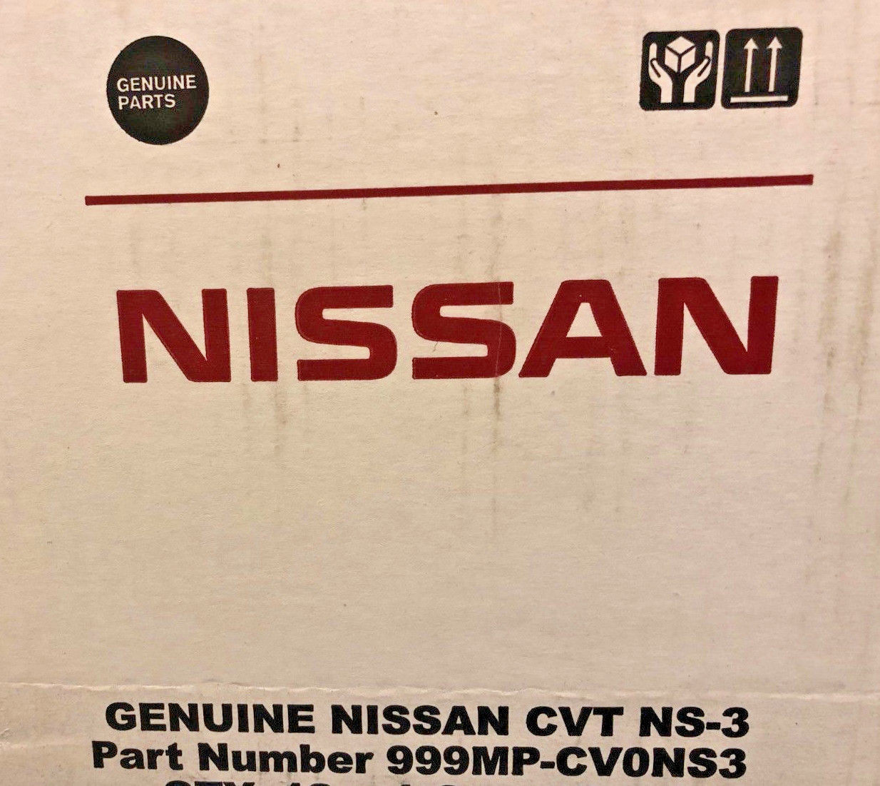 GENUINE OEM Nissan NS-3 CVT Fluid 5-Quart (999MP-CV0NS3 / 999MP-NS300P)