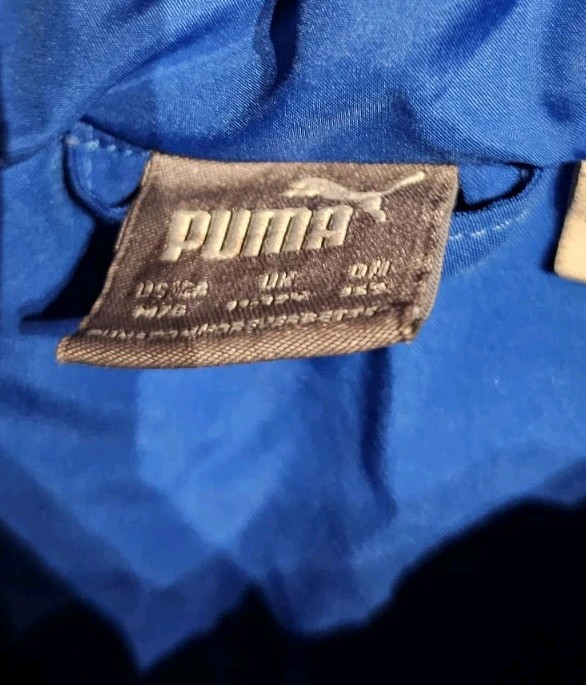 boys medium puma Puffer Jacker Blue