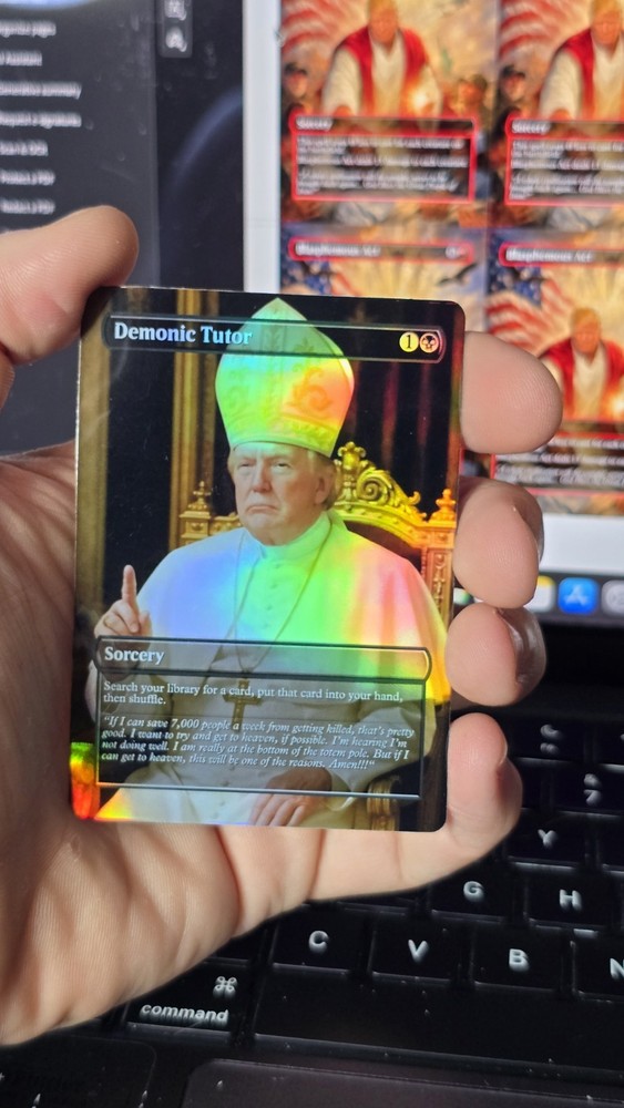 Demomic Tutor Full Art Foil Custom Proxy