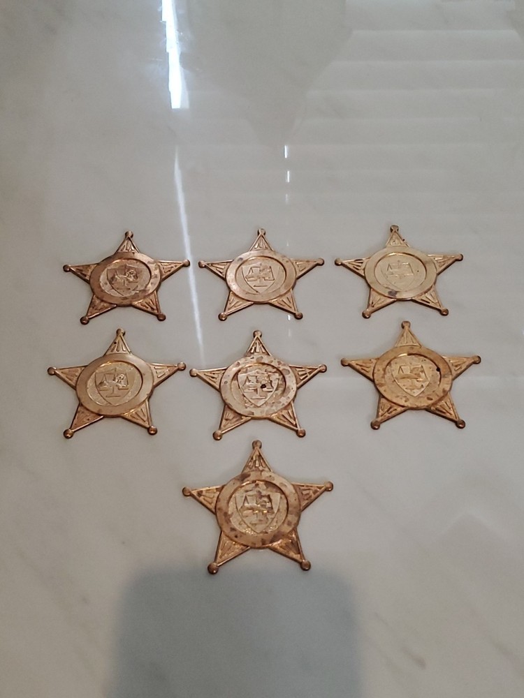 Blank Sheriff 5 Point Star Badge