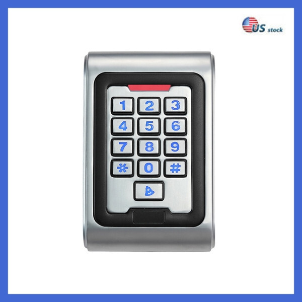 Metal Case Standalone Access Control Waterproof IP68 RFID EM Reader Keypad