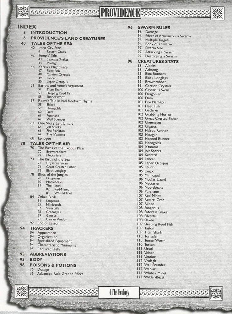 Providence The Ecology Sourcebook - XID Creative - XID Creative *FS