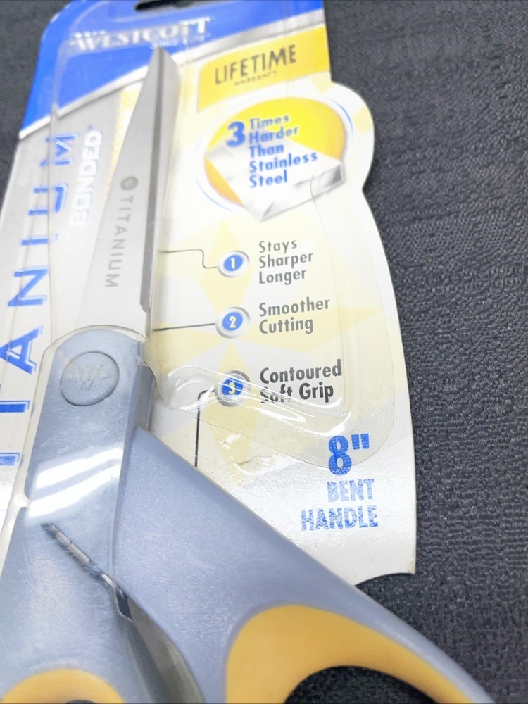 Westcott Titanium Bonded Scissors 8" Bent 13666
