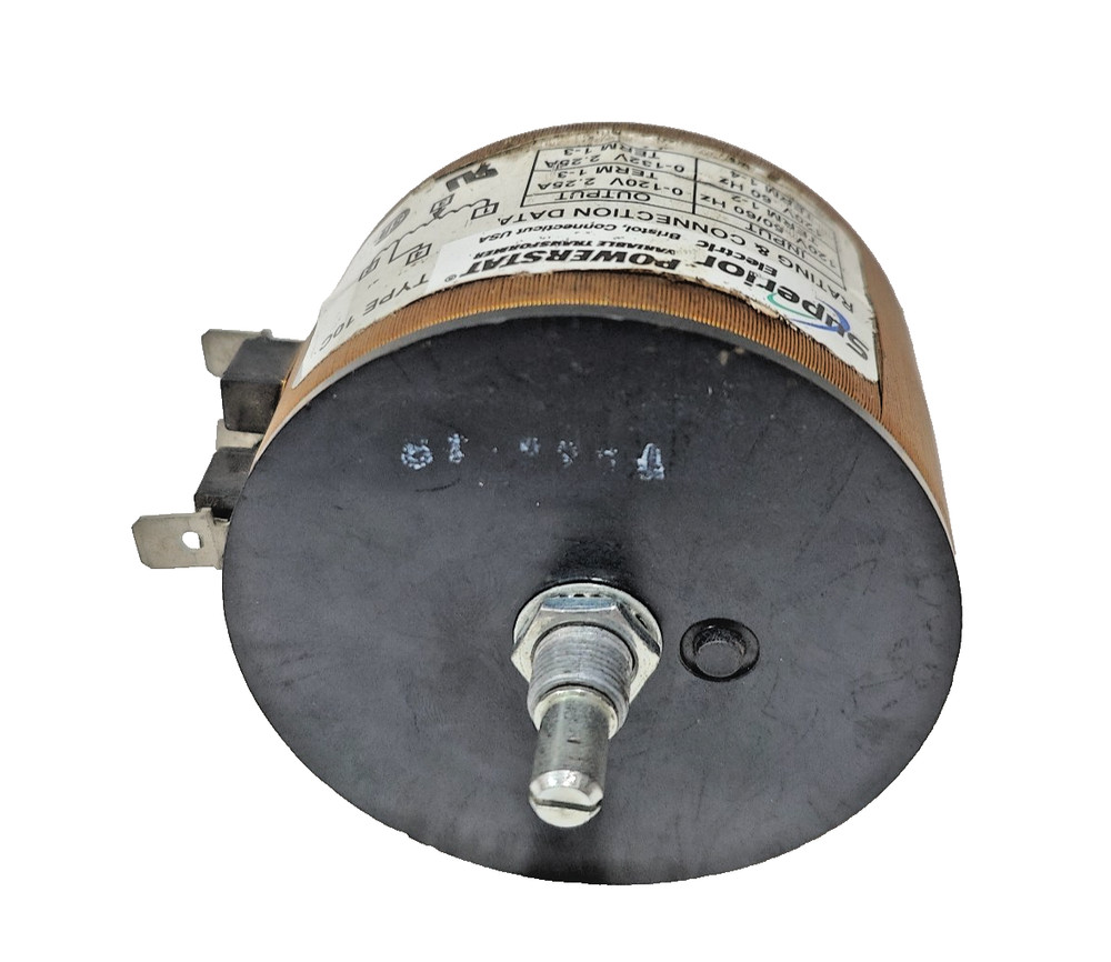 *New no Box* Superior Electric 10C Powerstat Variable Transformer