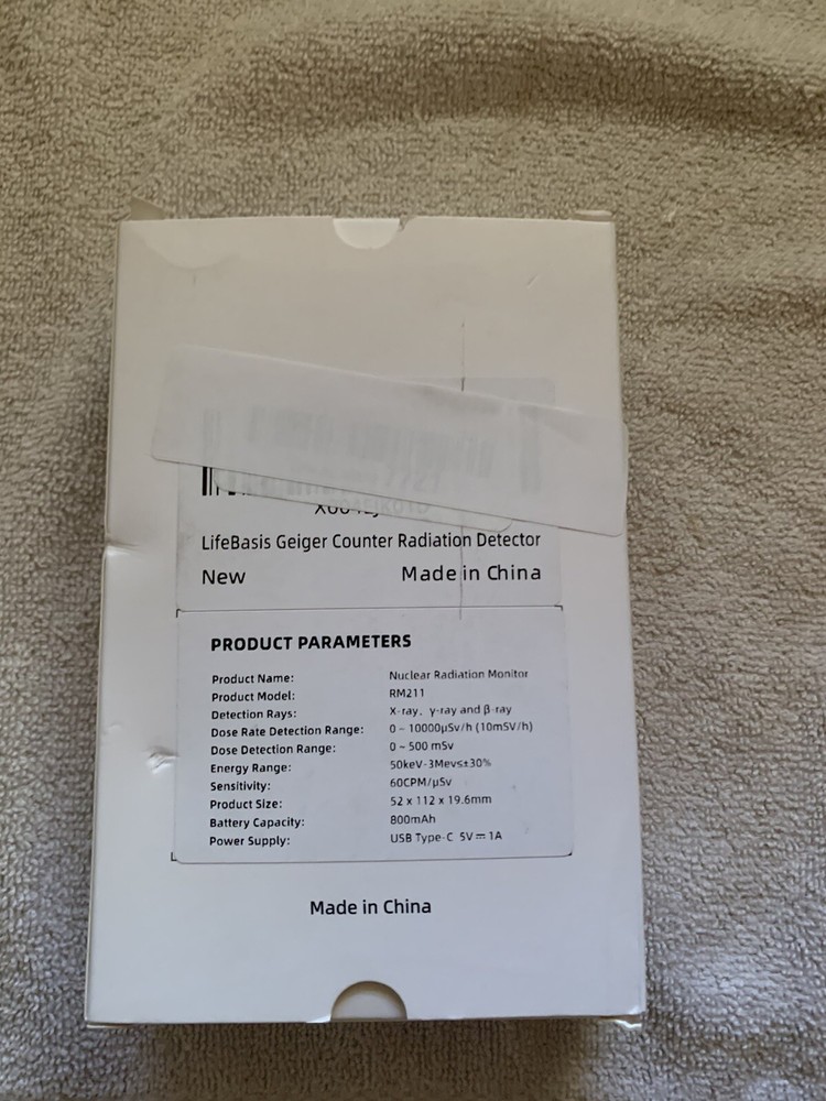 Radiation measuring device Geiger counter