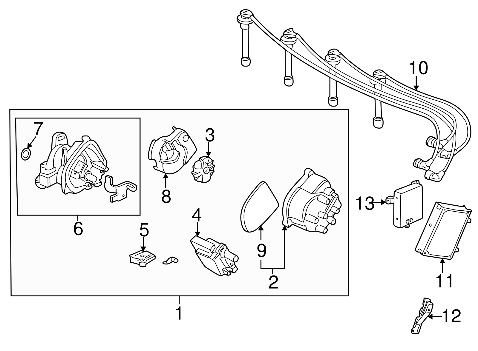 Genuine Honda Distributor Housing O-Ring 30110-PA1-732