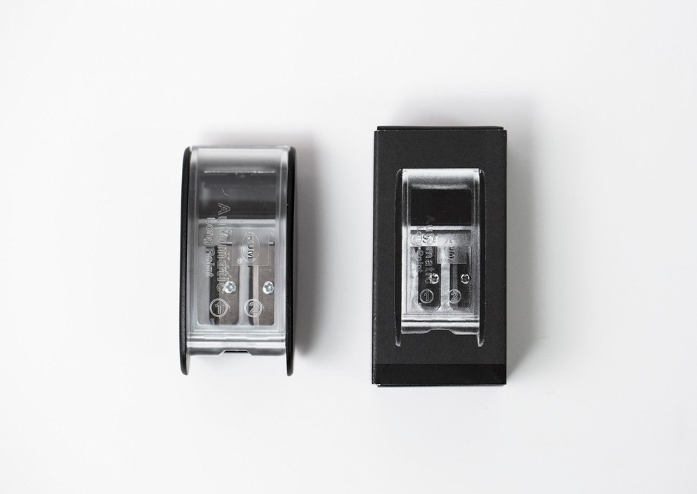 Blackwing Long Point Pencil Sharpener With Automatic Brake Replacement Blades
