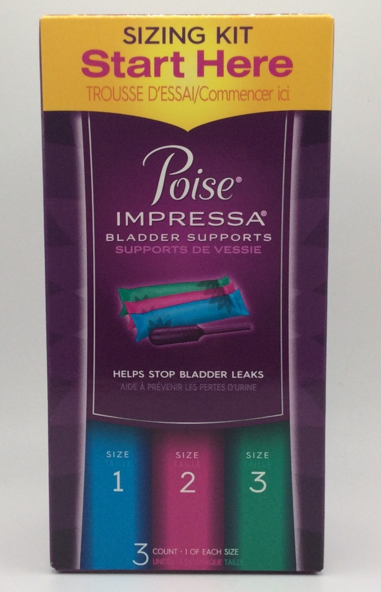 Poise Impressa Women's Bladder Supports Sizing Kit Size 1-2-3, 3 Count🎈2029🎈