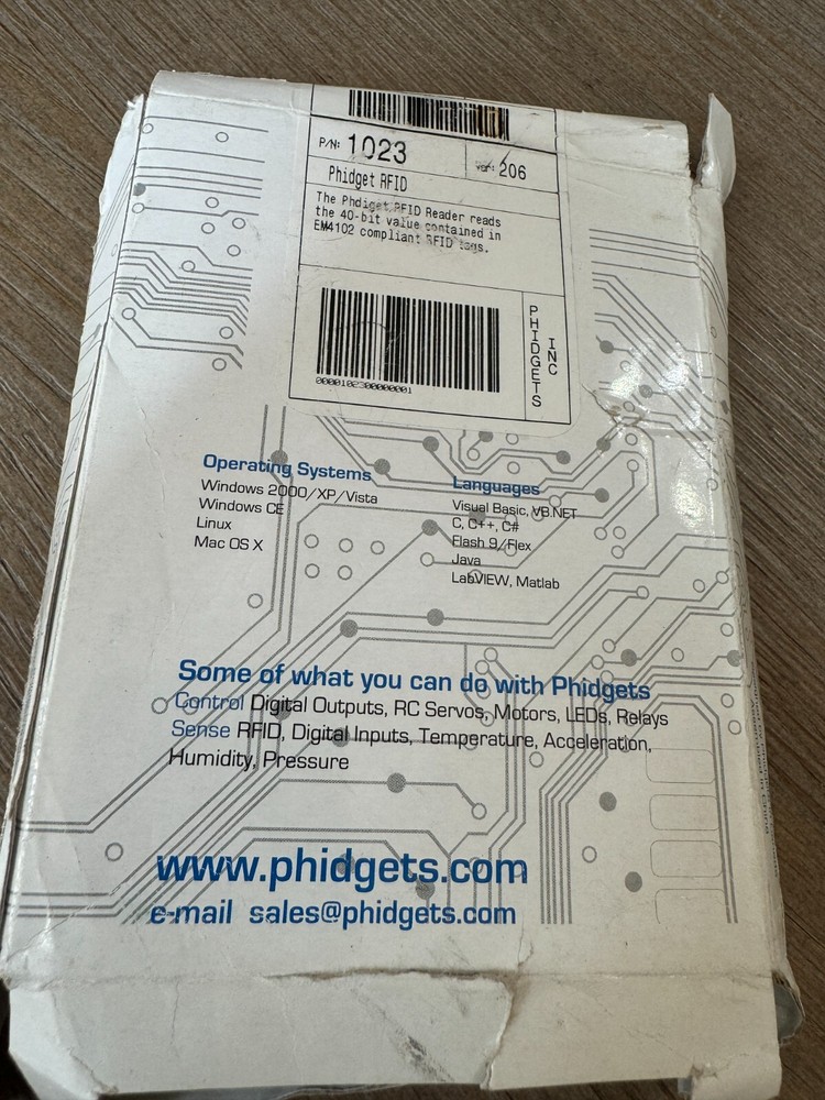 Phidget RFID P/N 1023