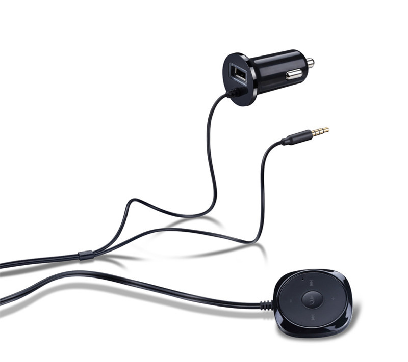 3.5mm Car AUX Adapter Bluetooth 4.0 Wireless Music Receiver Handsfree for iPhone