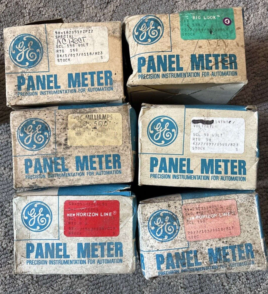 VTG GE Panel Meter Instrumentation Lot