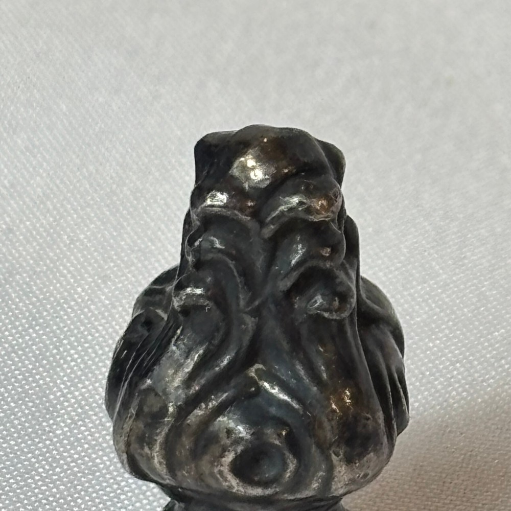 Victorian Wax Seal Stamp Press Silver Plate 4 Sided