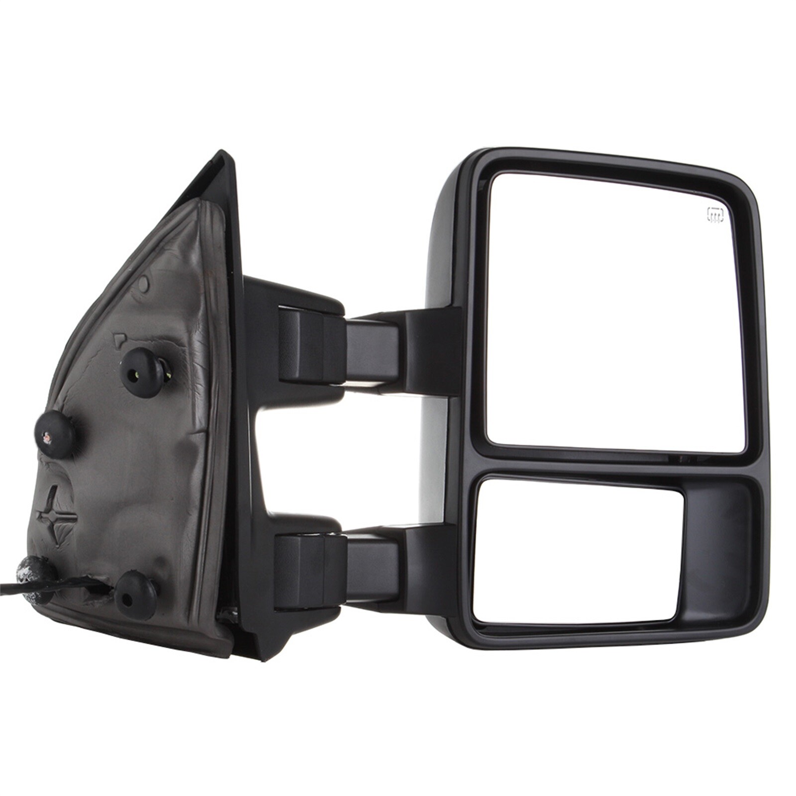 Tow Mirrors Power Heated SMOKE Turn Signal Light For 99-07 Ford F250 Super Duty