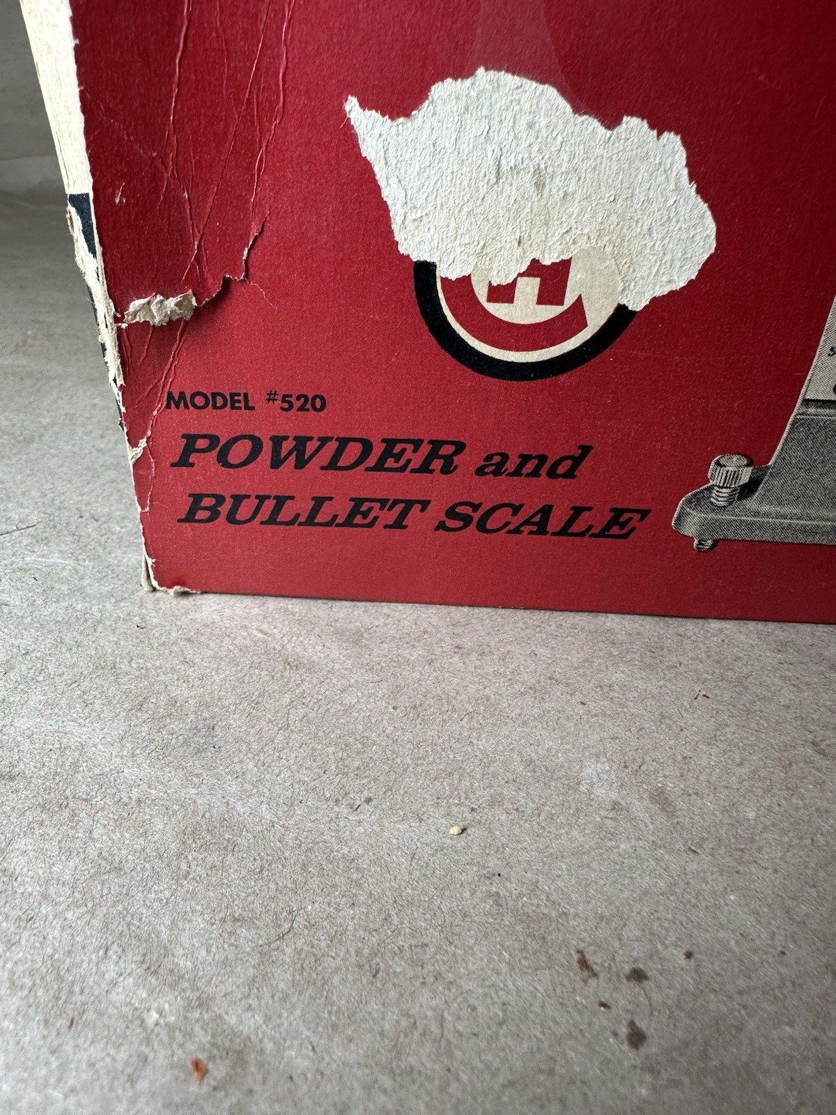 C-H #520 Powder & Bullet Scale Reloading Scale w/ Box & Instructions