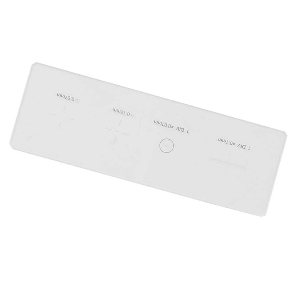 Microscope Objective Micrometer Calibration Slide Glass Stage Micrometer DIV CS